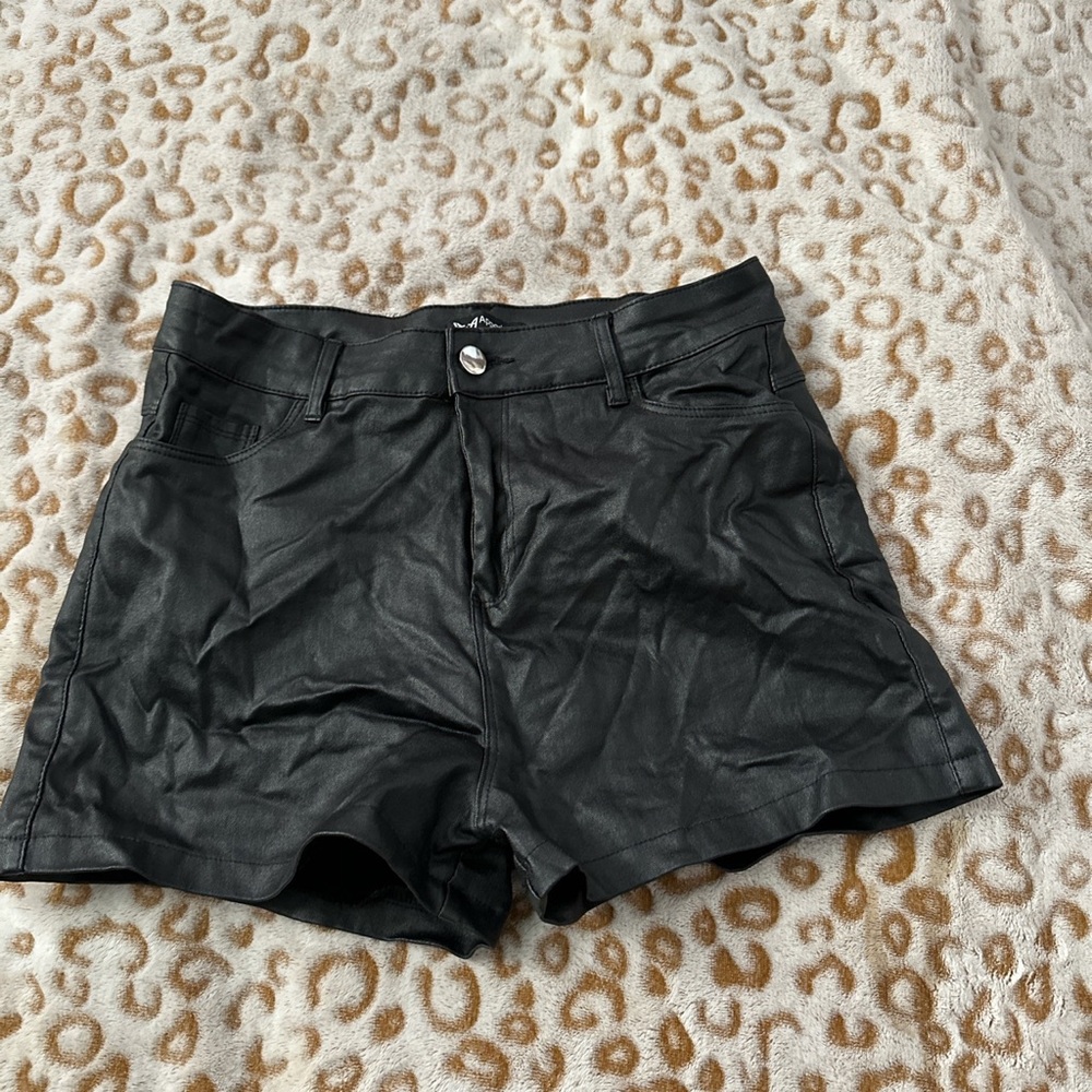 Fashion Nova Leather Shorts